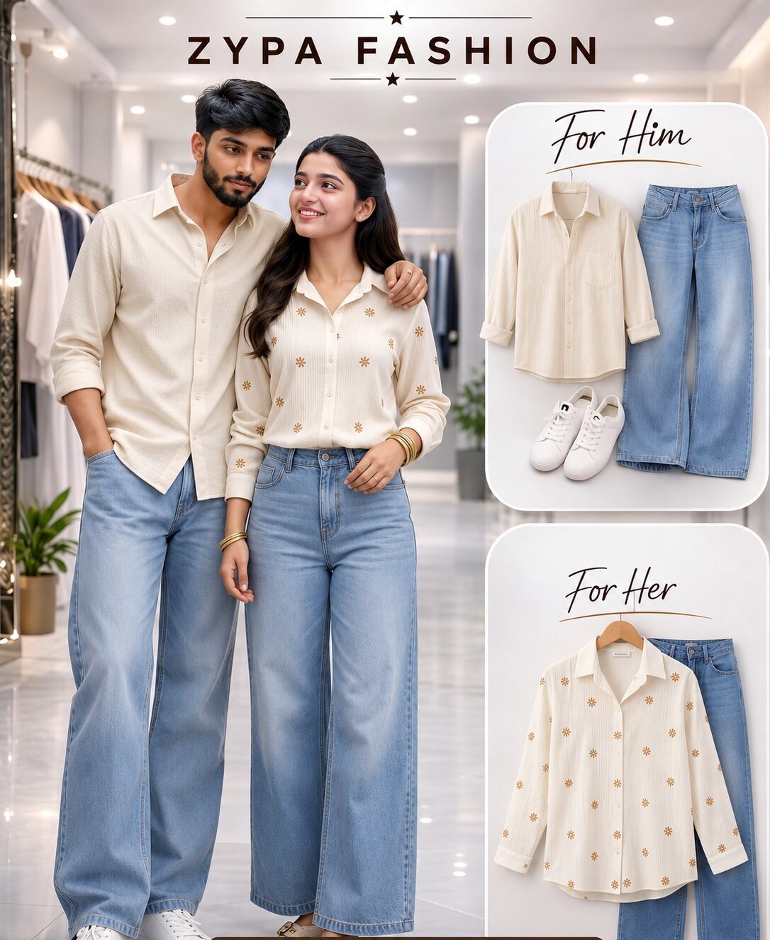Urban Breeze Couple Co-ord Set