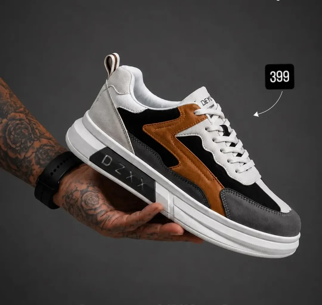 Men’s Trendy Multicolor Chunky Sneakers Shoes | Casual Streetwear Sneakers for Men
