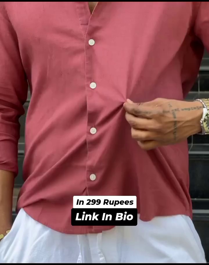 Men’s Dusty Rose Casual Shirt - ZYPA Fashions